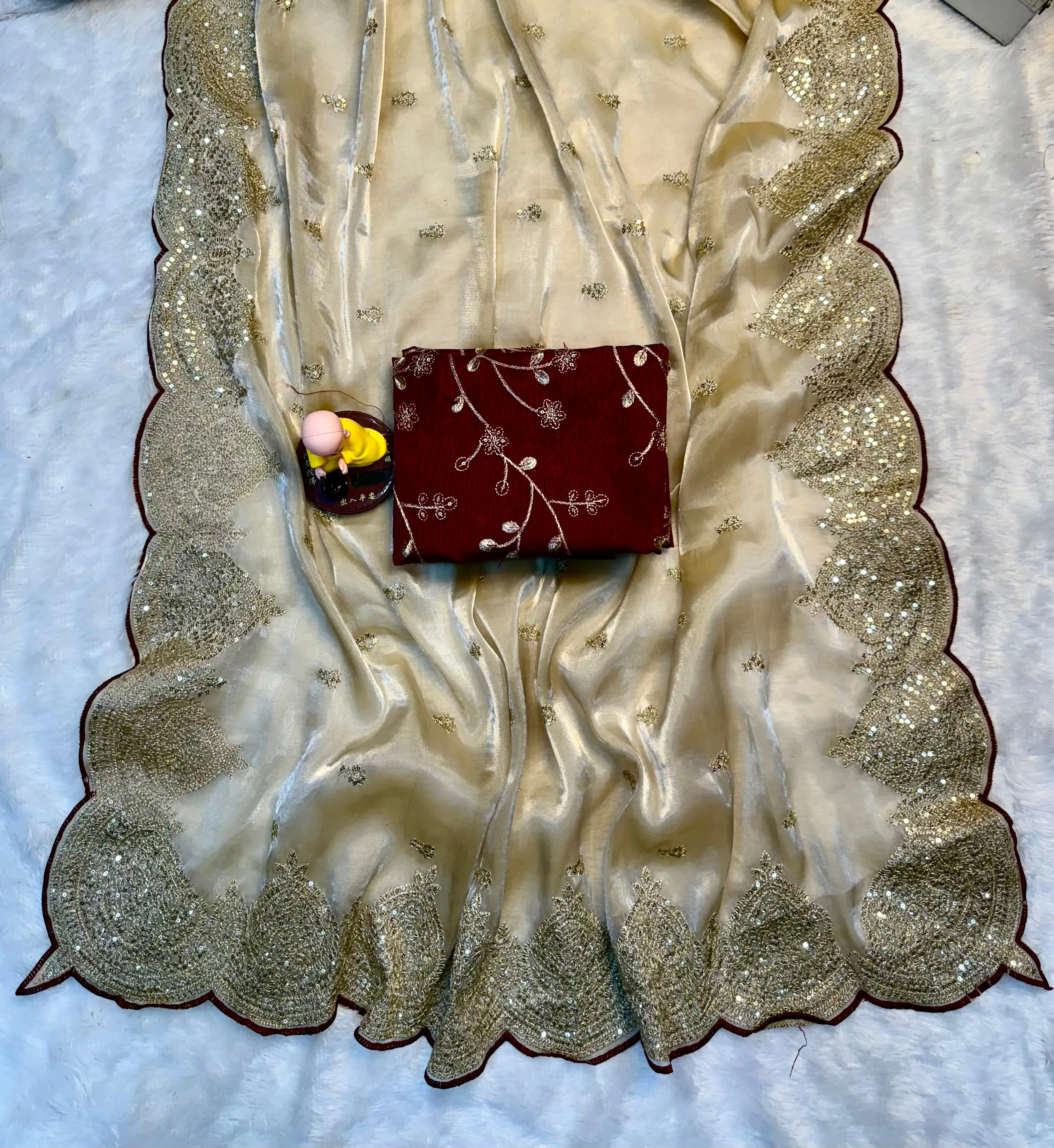 Satin Banglory Silk Premium Saree - Image 3 in Surat